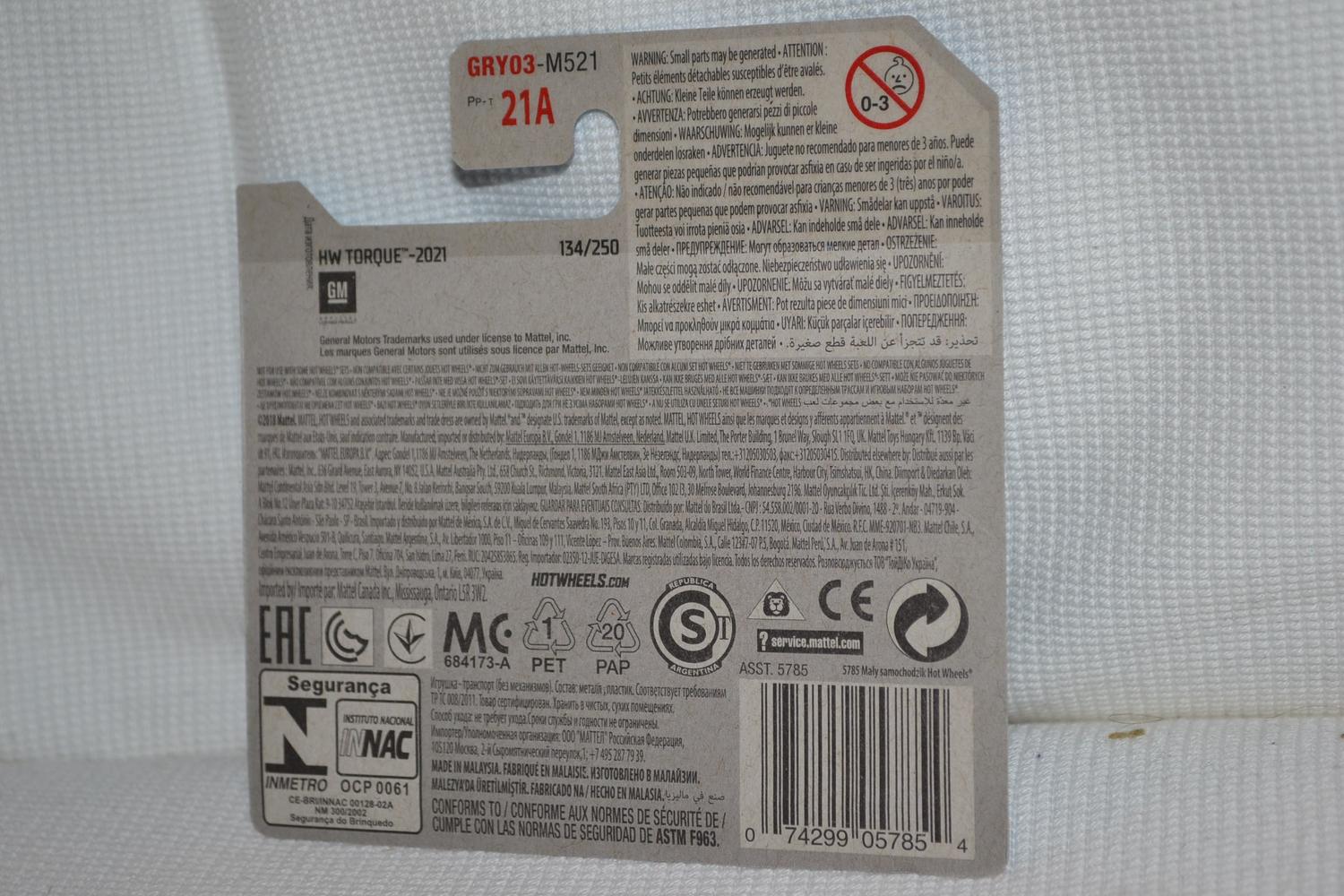 2019 Corvette ZR1 Convertible Vit 1:64 Hot Wheels 2021 7cm Ny