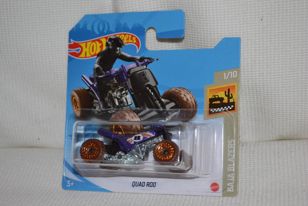 Quad Rod Fyrhjuling 1:64 Hot Wheels 2021 7cm Ny