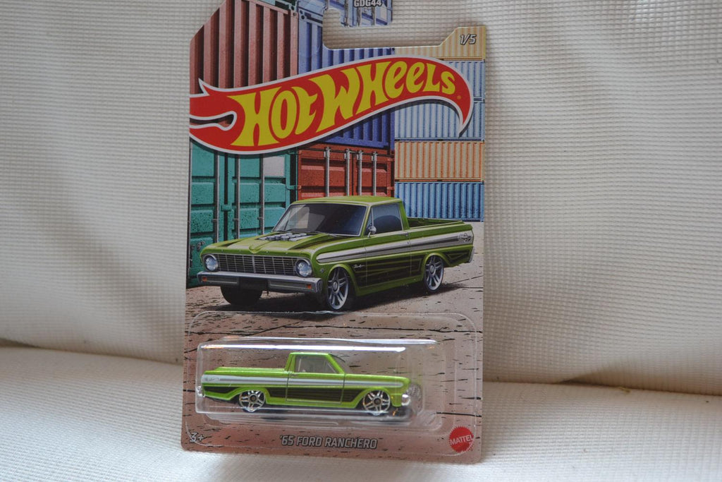 1965 Ford Rancero Grön 1:64 Hot Wheels (Pick-Ups USA) 7cm Ny