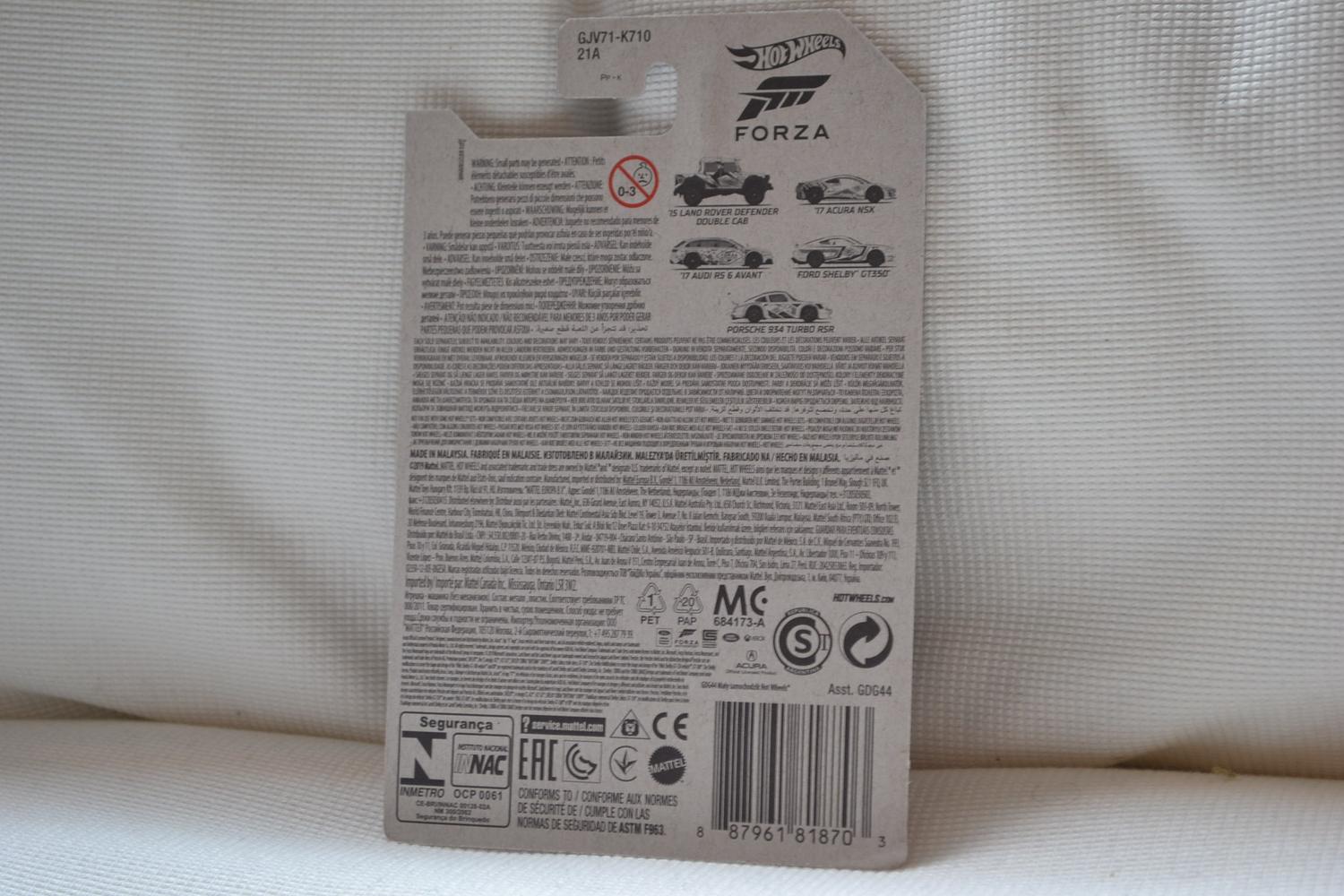 2015 Land Rover Defender Double 1:64 Hot Wheels (Forza Motorsport XBOX) 7cm Ny