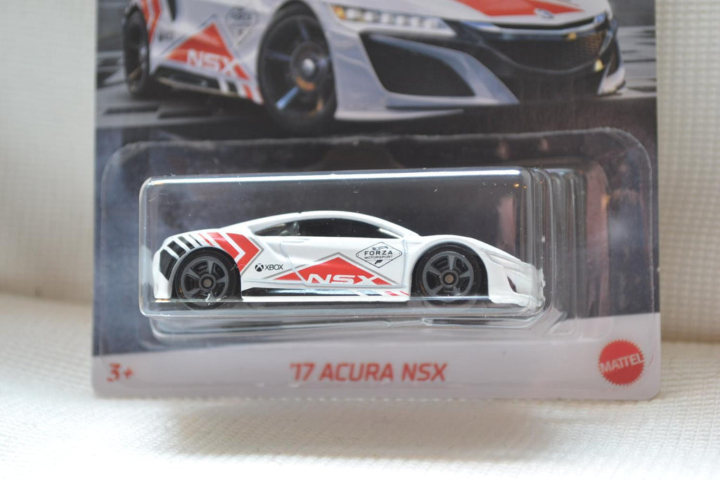 2017 Acura NSX Vit 1:64 Hot Wheels (Forza Motorsport XBOX) 7cm Ny