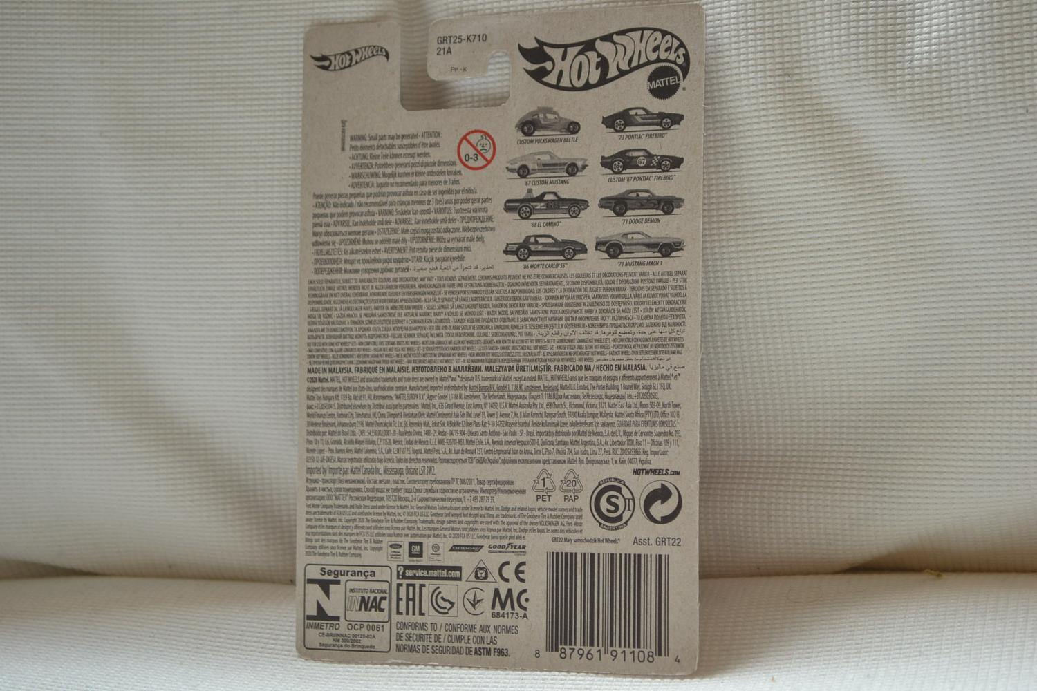 1968 El Camino Brun 1:64 Hot Wheels (Flying Customs USA) 7cm Ny