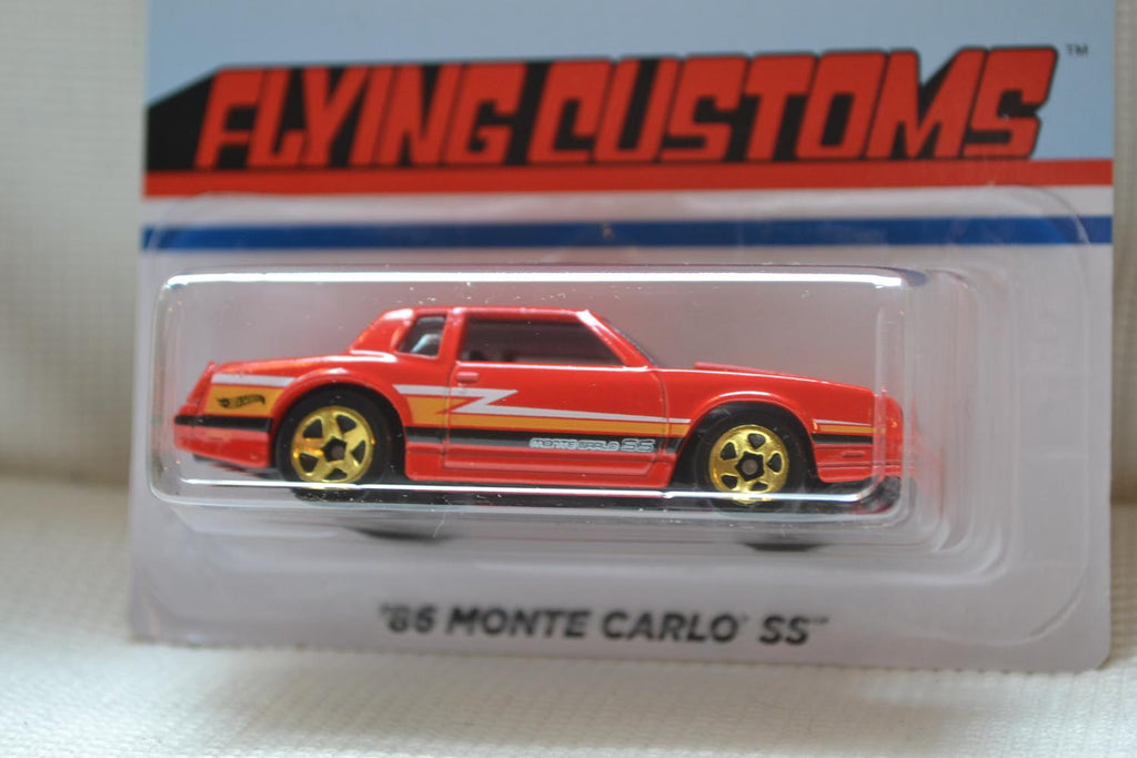 1986 Monte Carlo SS Röd 1:64 Hot Wheels (Flying Customs USA) 7cm Ny