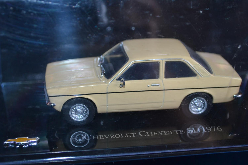 Chevrolet Chevette SL Beige 1976 1:43 DeAgostini 9cm Ny