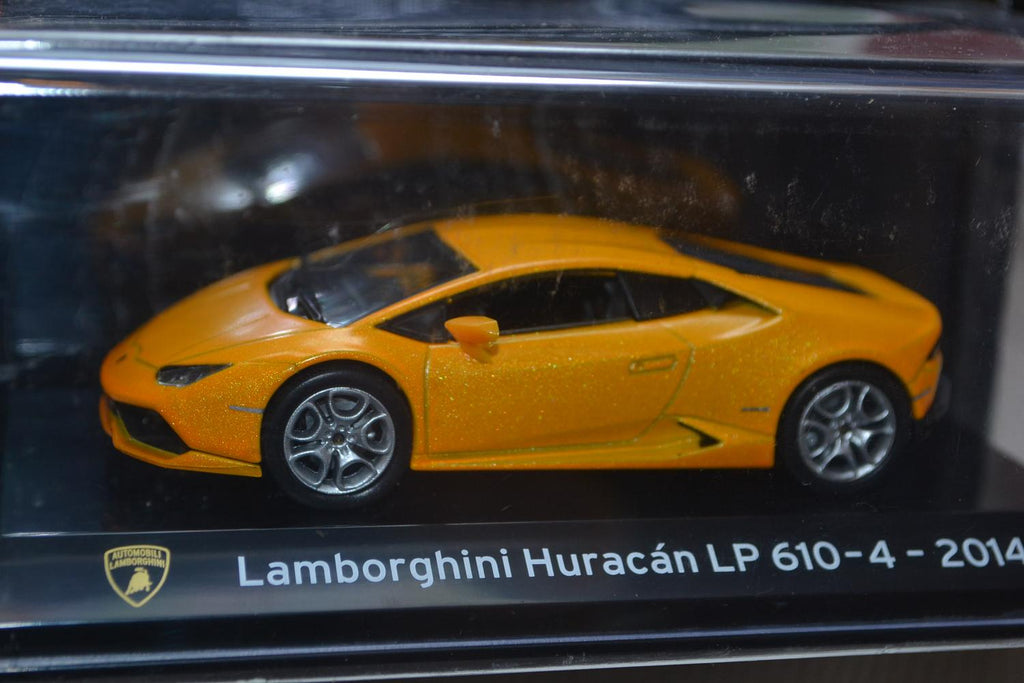 Lamborghini Huracan 2014 Gul 1:43 DeAgostini 10cm Ny