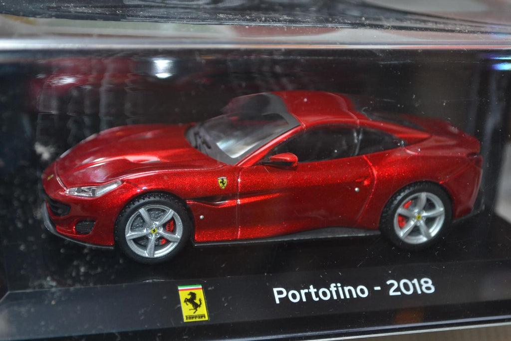 Ferrari Portofino Röd 1:43 DeAgostini 10cm Ny