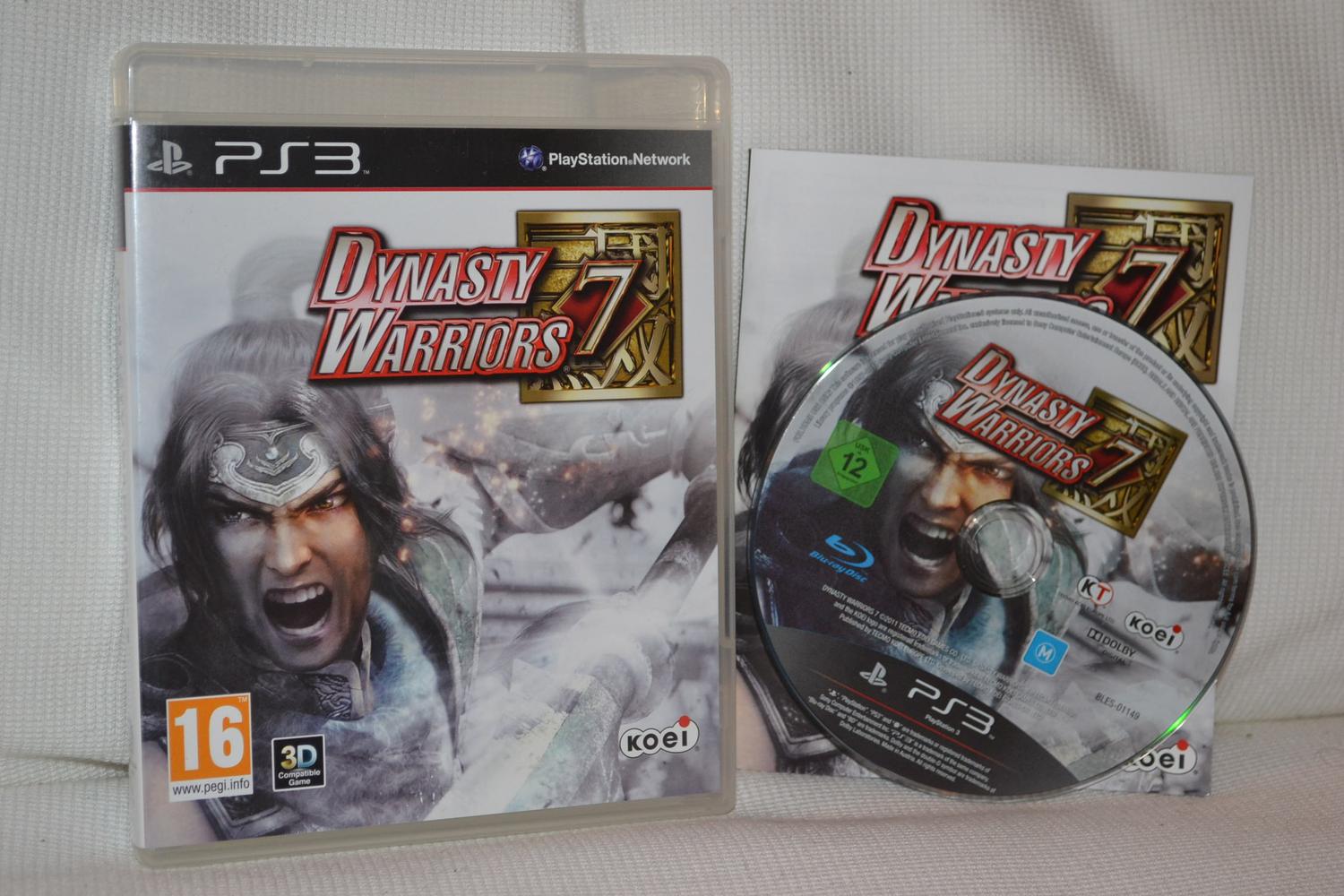 Dynasty Warriors 7 PS3 Playstation 3 Komplett Fint Skick