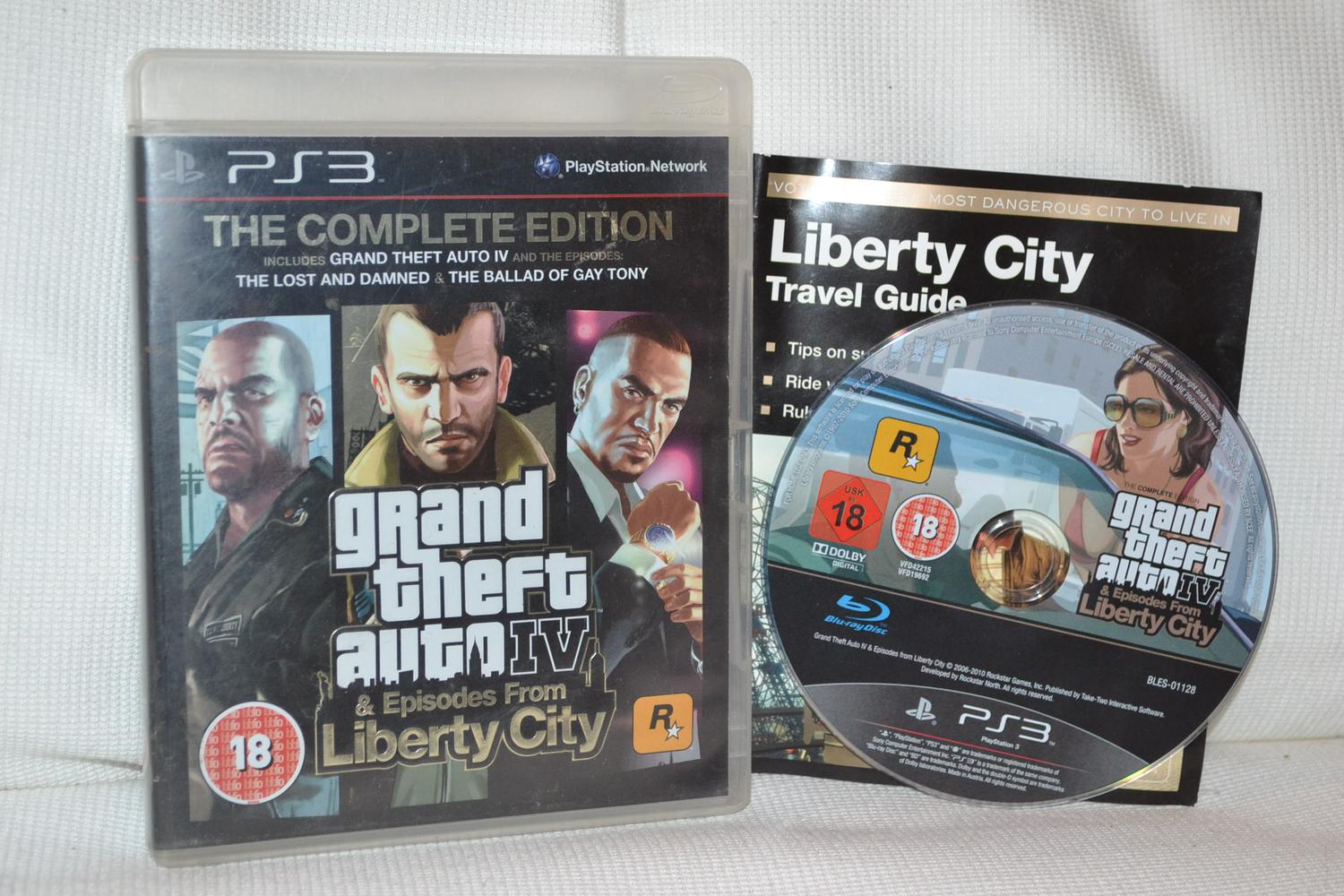Grand Theft Auto IV: Complete Edition PS3 Playstation 3 Komplett Fint Skick