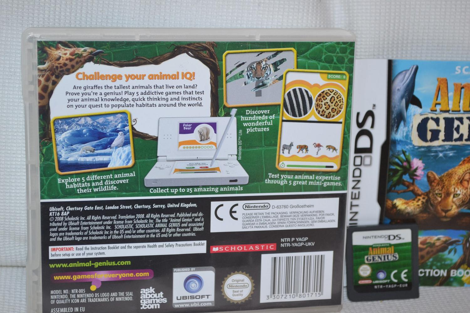 Animal Genius NDS Nintendo DS Komplett Fint Skick