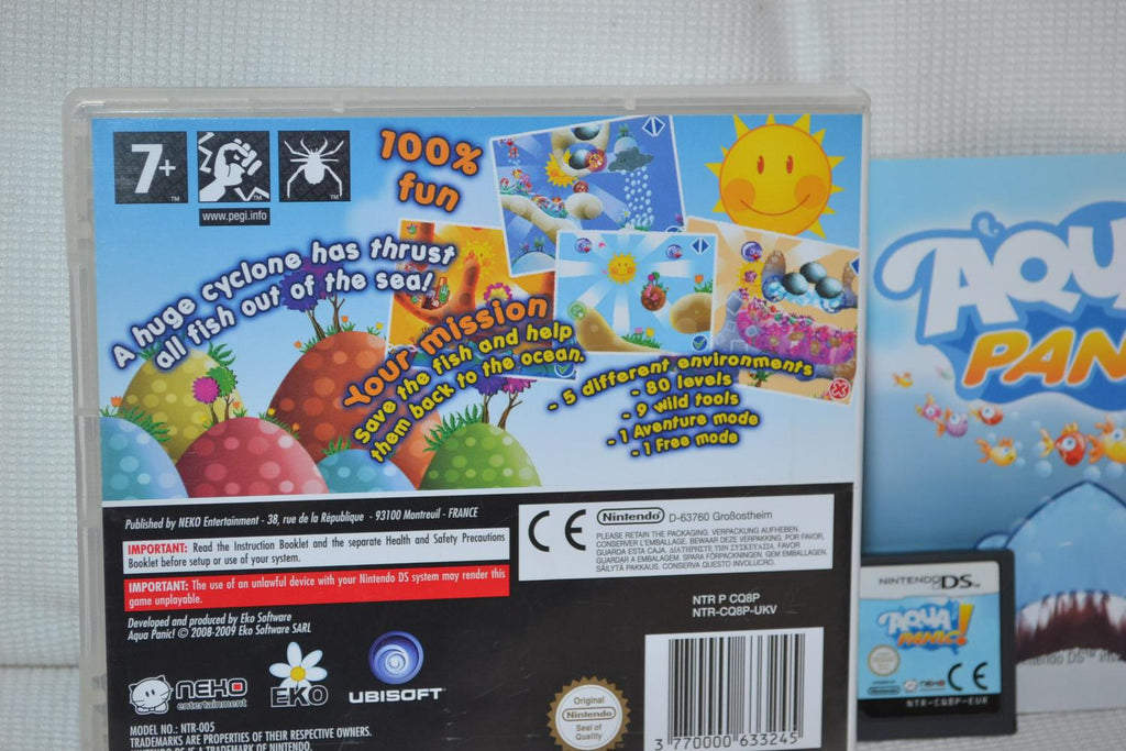 Aqua Panic NDS Nintendo DS Komplett Fint Skick