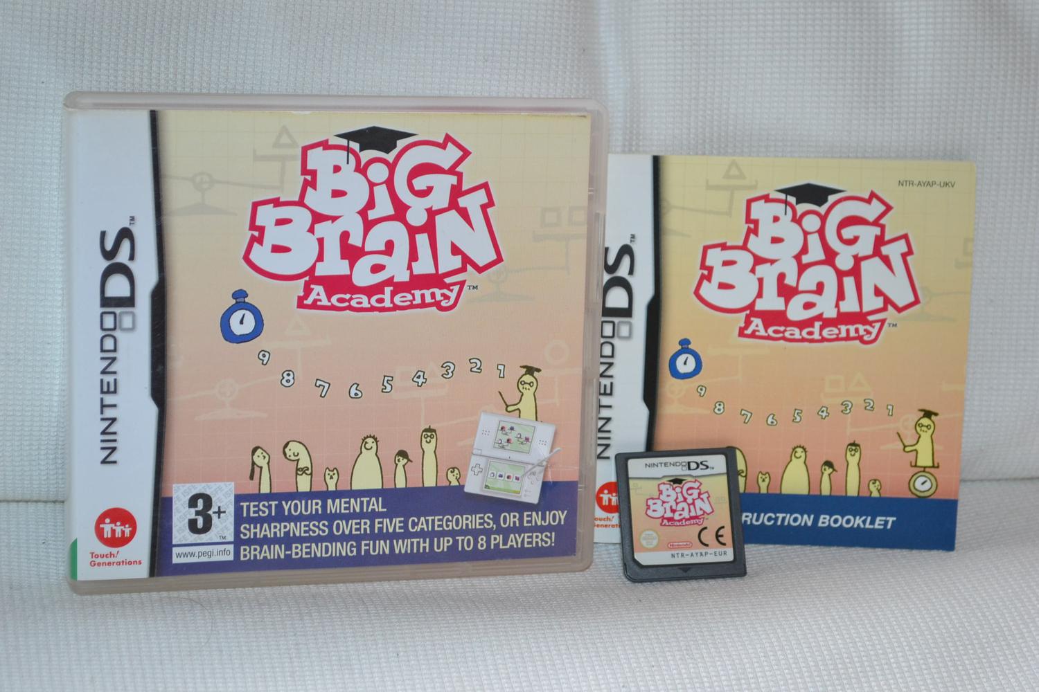 Big Brain Academy NDS Nintendo DS Komplett Fint Skick