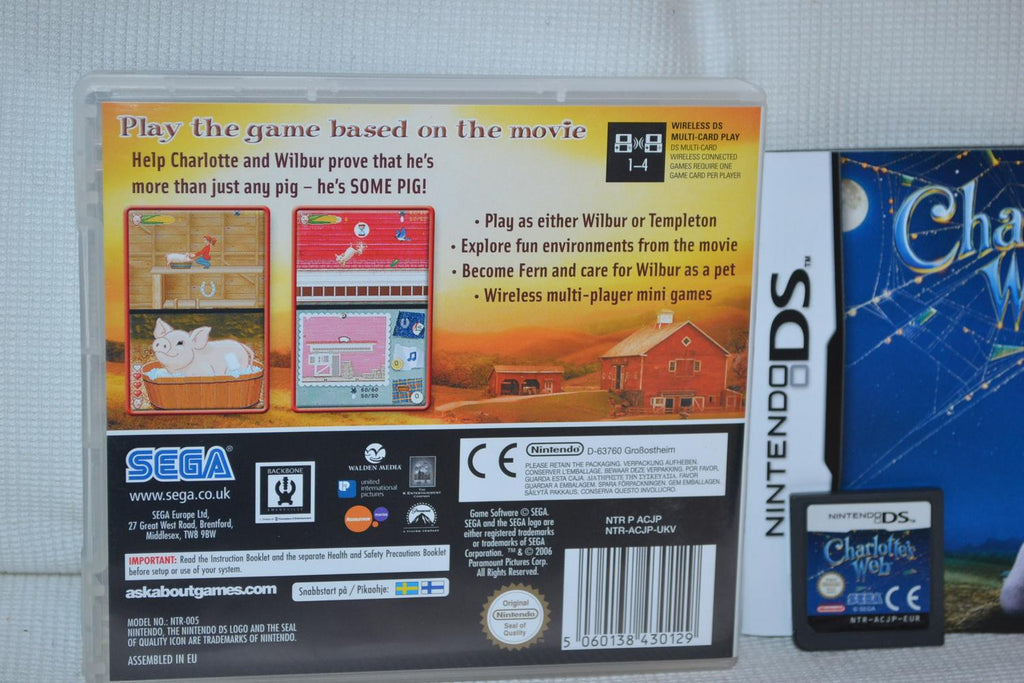 Charlottes Web NDS Nintendo DS Komplett Fint Skick