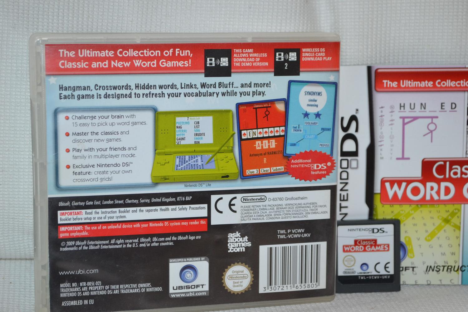 Classic Word Games NDS Nintendo DS Komplett Fint Skick