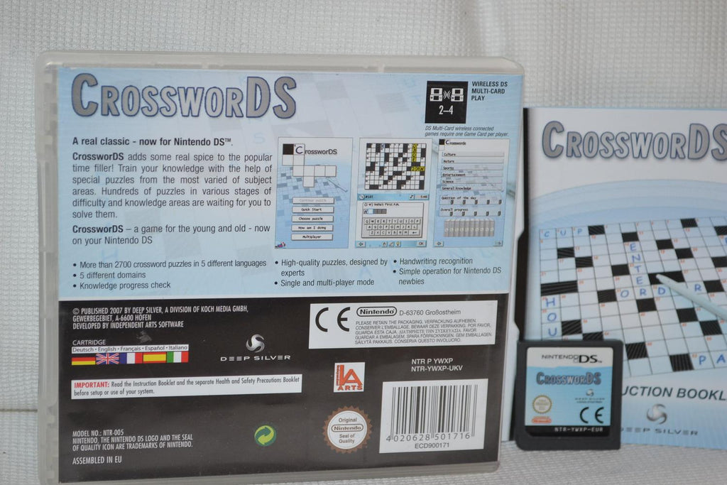 CrossworDS NDS Nintendo DS Komplett Fint Skick