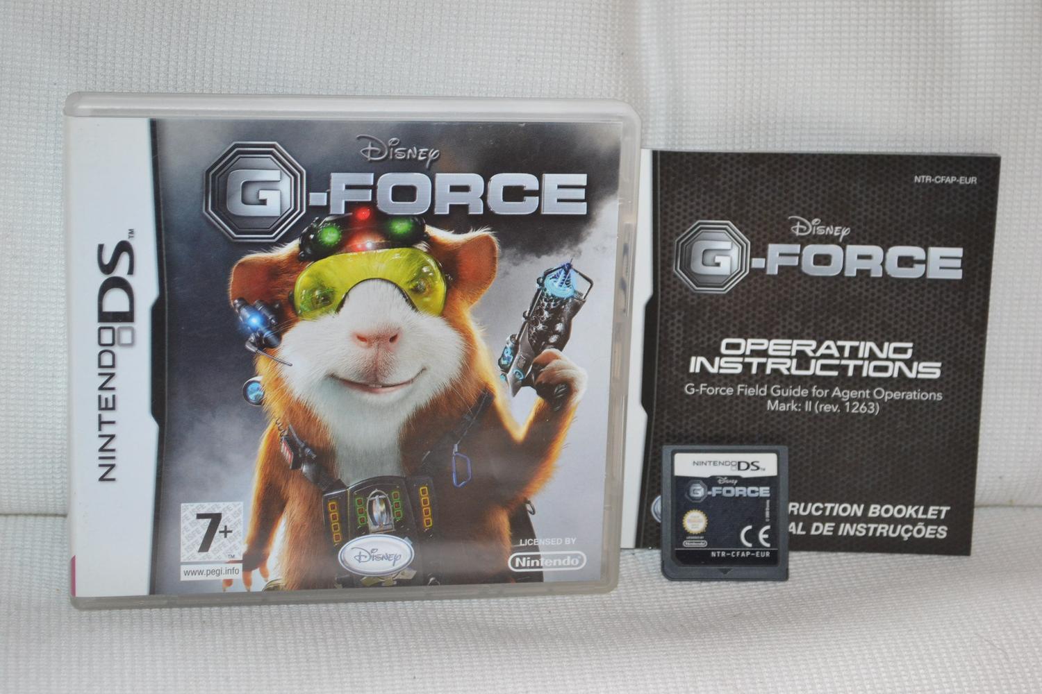 G-force Disney NDS Nintendo DS Komplett Fint Skick