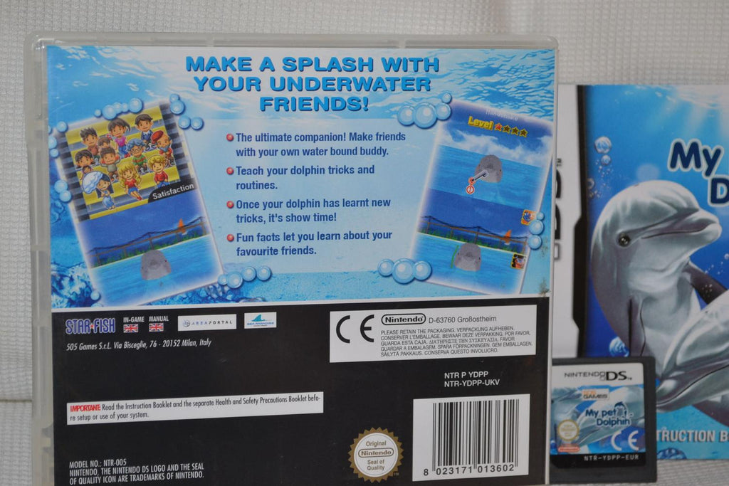 My Pet Dolphin NDS Nintendo DS Komplett Fint Skick