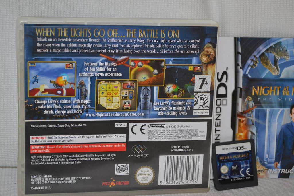 Night at the Museum 2 NDS Nintendo DS Komplett Fint Skick