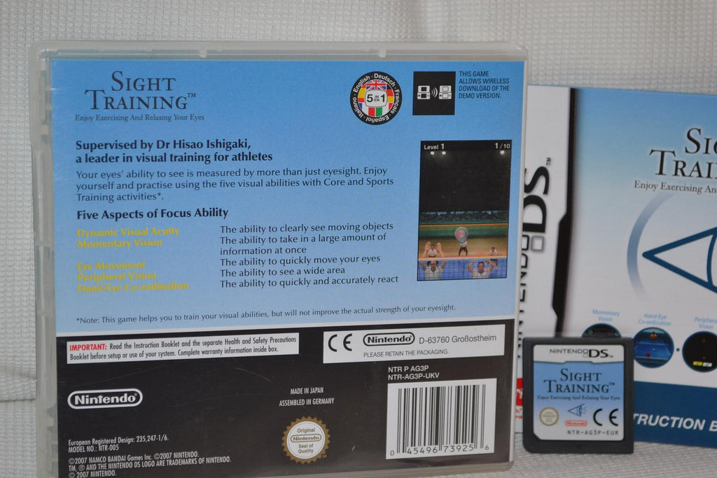 Sight Training NDS Nintendo DS Komplett Fint Skick