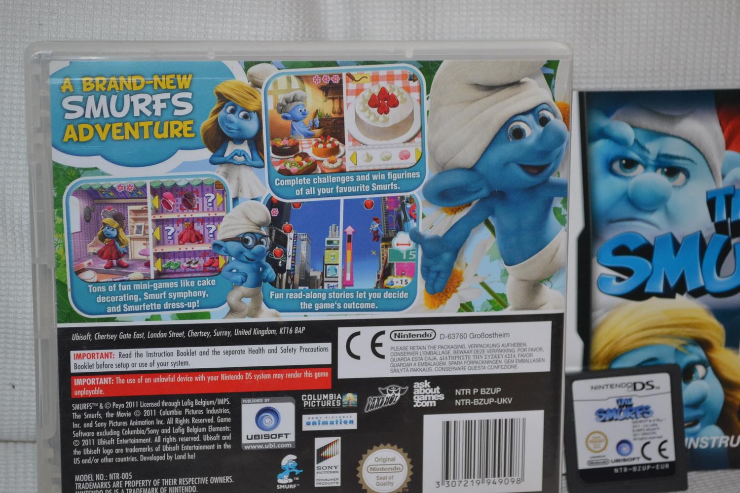 The Smurfs NDS Nintendo DS Komplett Fint Skick