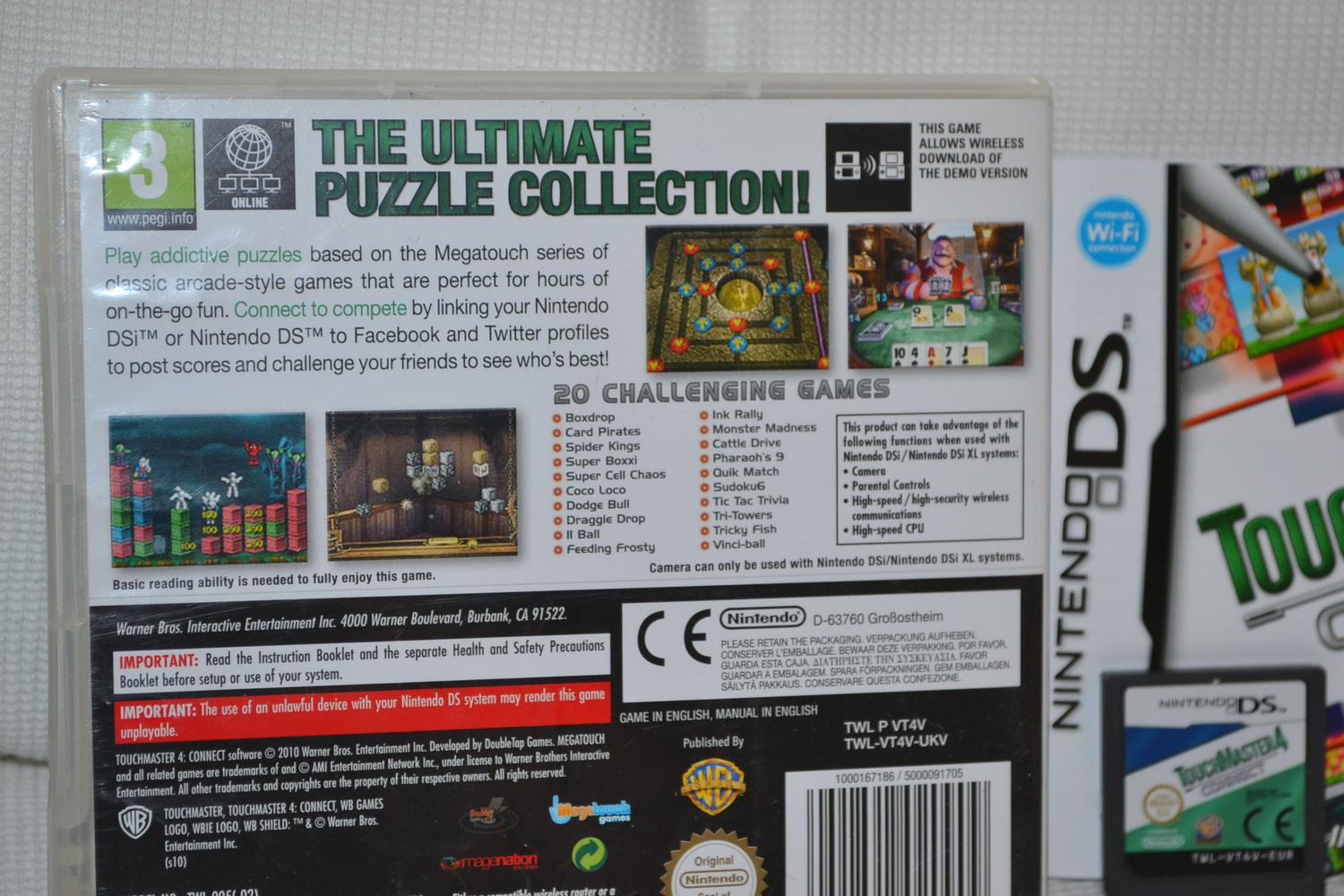 Touchmaster 4 Connect NDS Nintendo DS Komplett Fint Skick