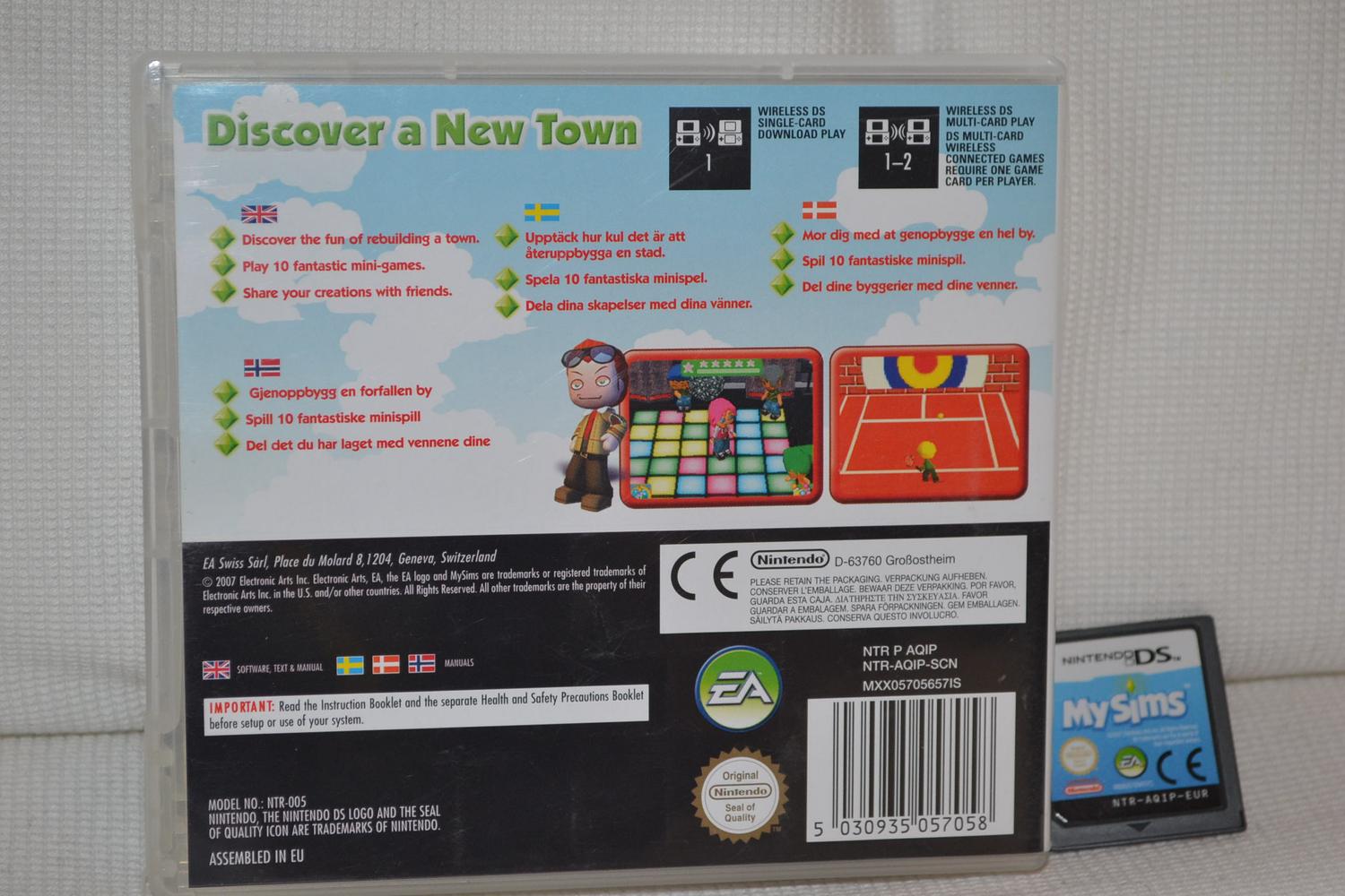 MySims NDS Nintendo DS (Utan manual) Fint Skick