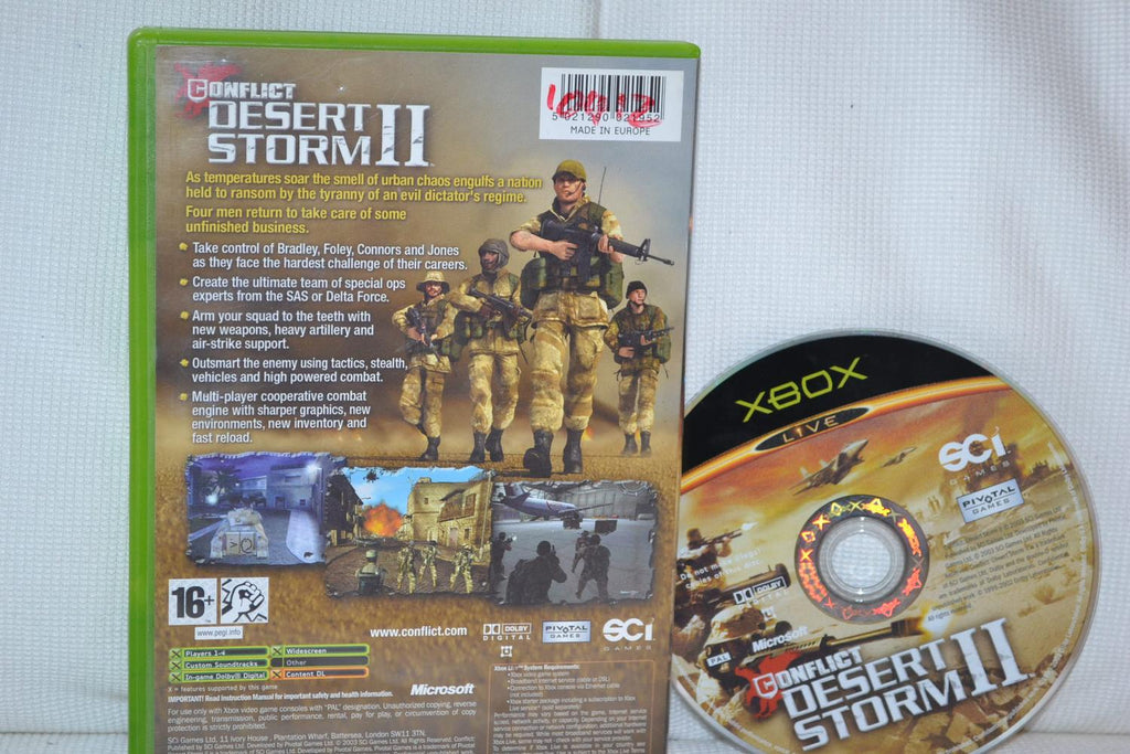 Conflict: Desert Storm II 2 XBOX (Utan Manual) Fint Skick