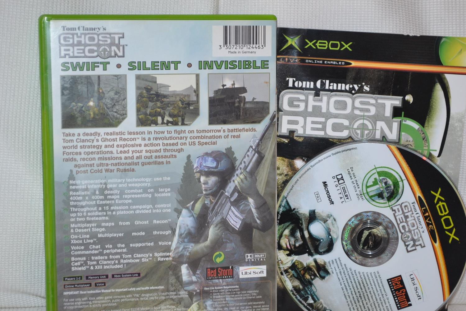 Tom Clancys Ghost Recon XBOX Komplett Fint Skick
