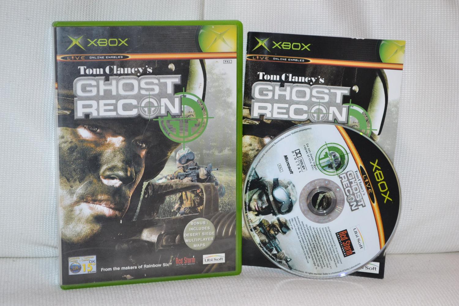 Tom Clancys Ghost Recon XBOX Komplett Fint Skick