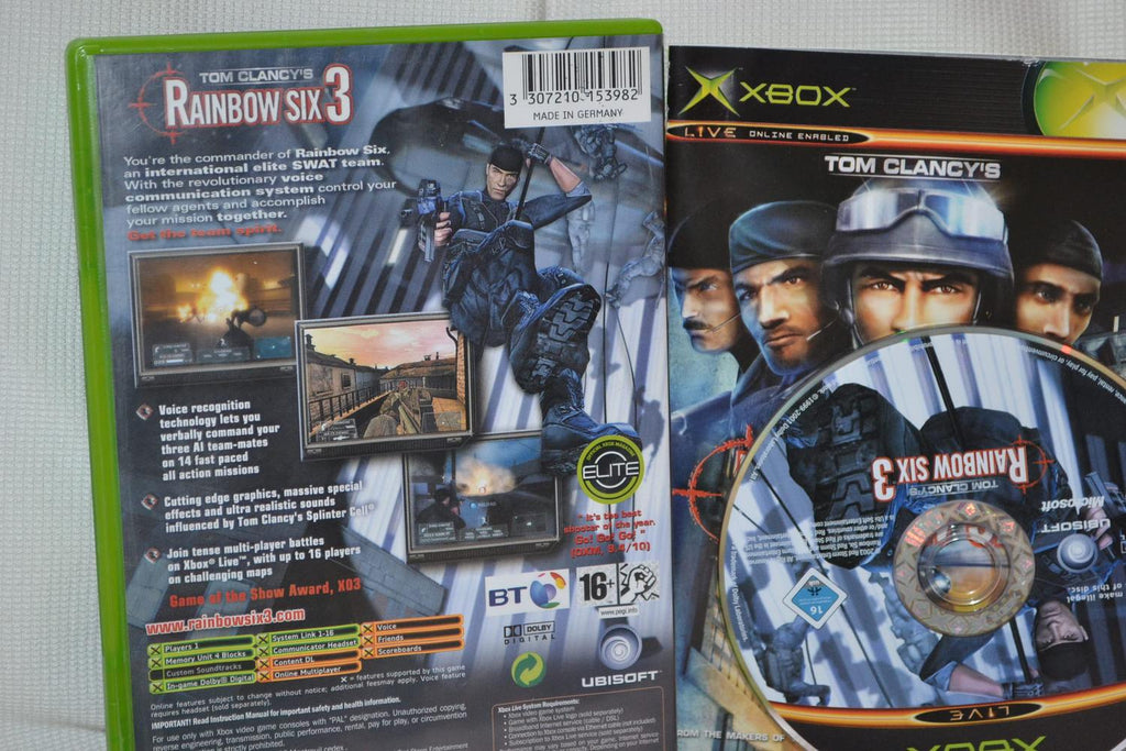 Tom Clancys Rainbow Six 3 XBOX Komplett Fint Skick