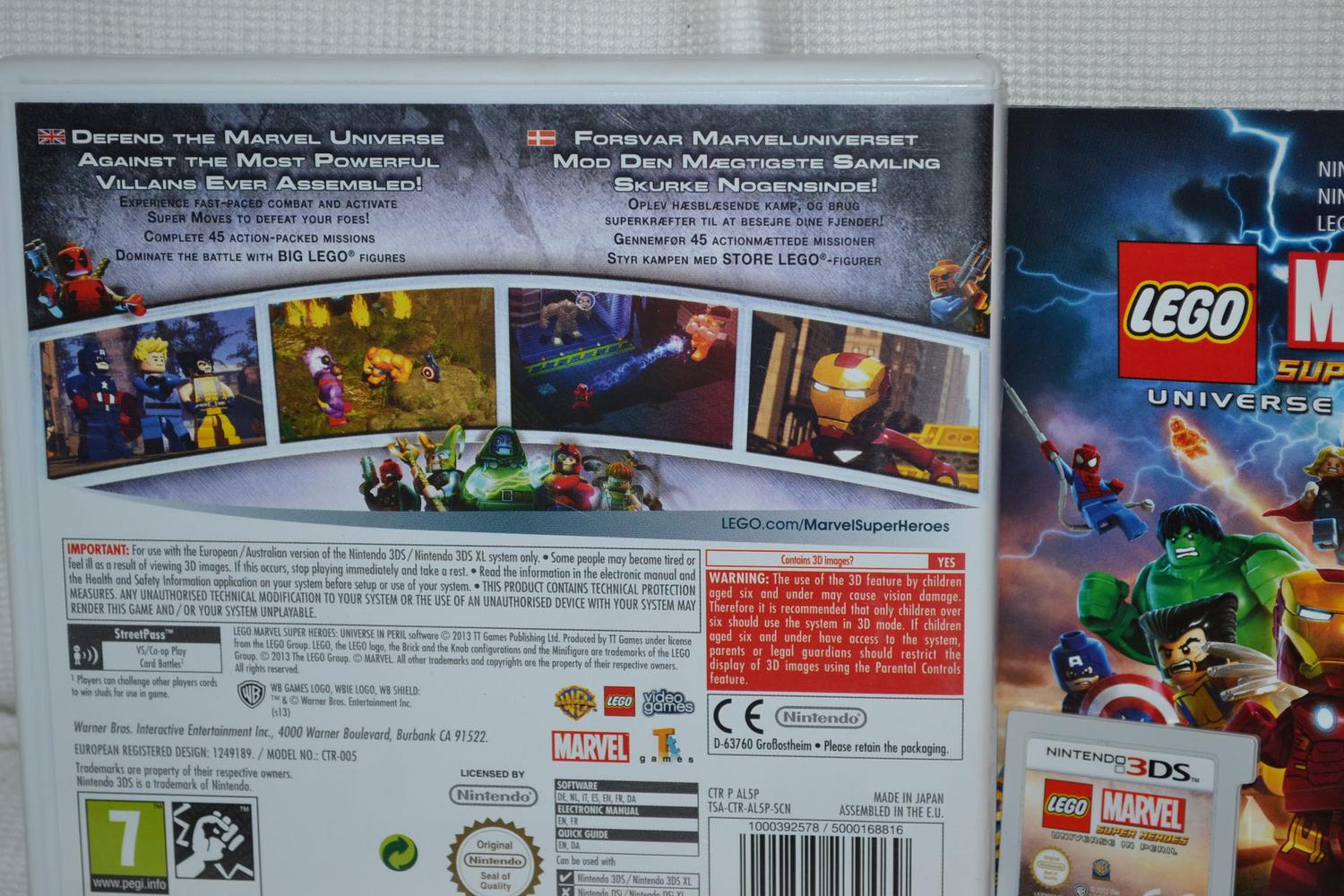 Lego Marvel Super Heroes 3DS Nintendo ENG Komplett Fint Skick