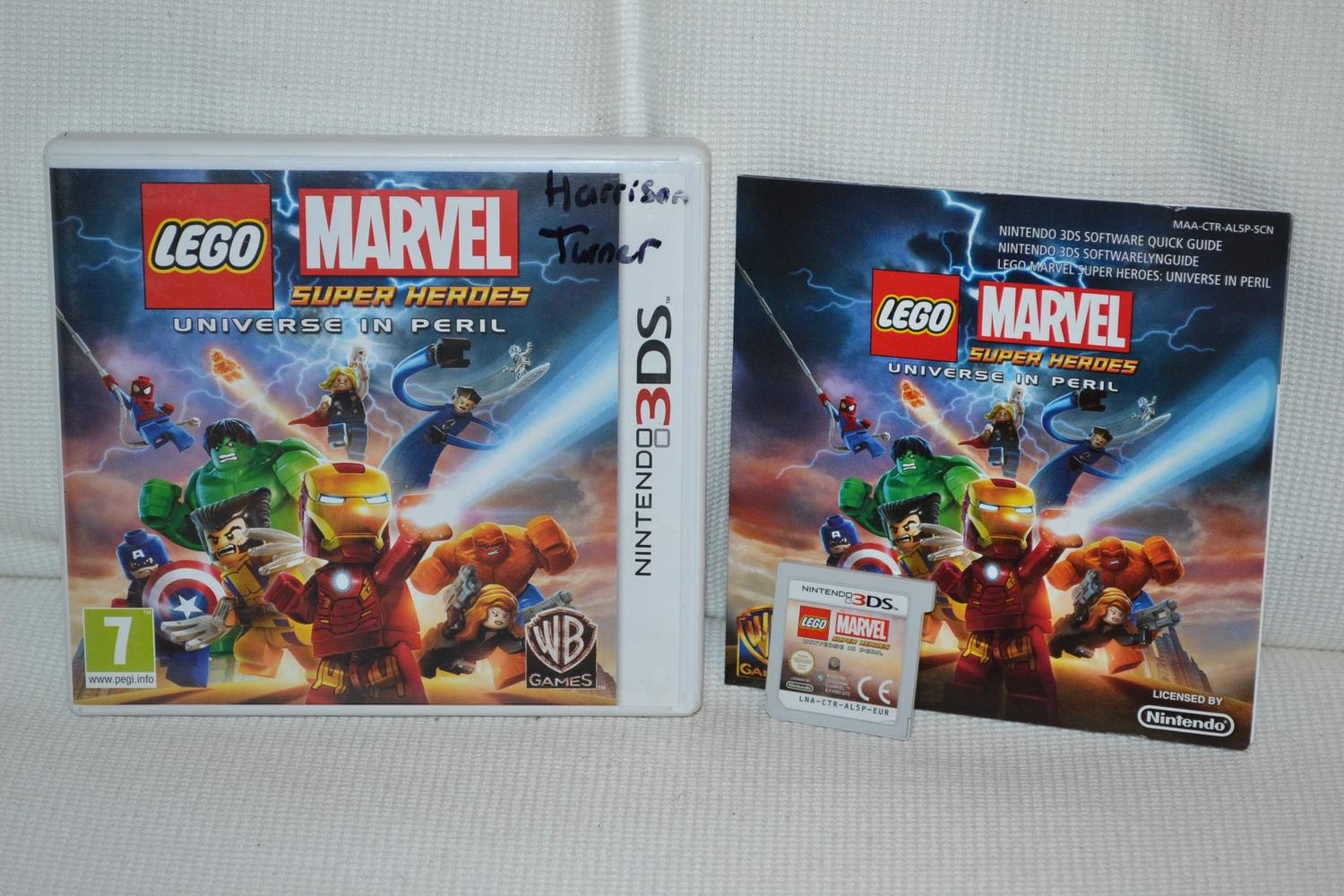 Lego Marvel Super Heroes 3DS Nintendo ENG Komplett Fint Skick