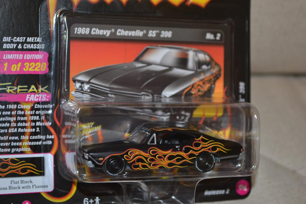 1968 Chevy Chevelle SS 396 1:64 Johnny Lightning (Street Freaks 8A) 7cm Ny