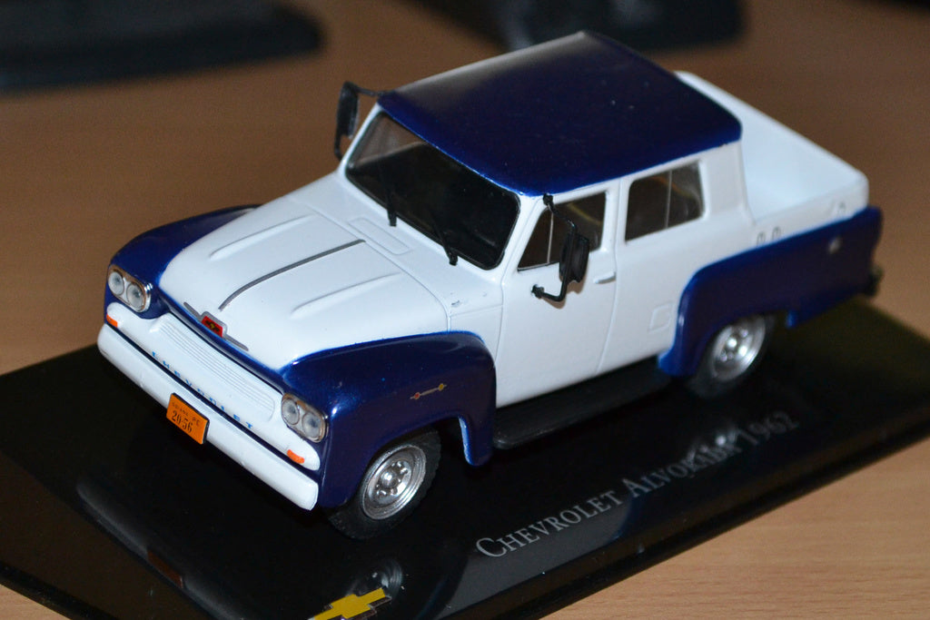 Chevrolet Alvorada fr. 1962 Pickup Blå/Vit 1:43 DeAgostini N