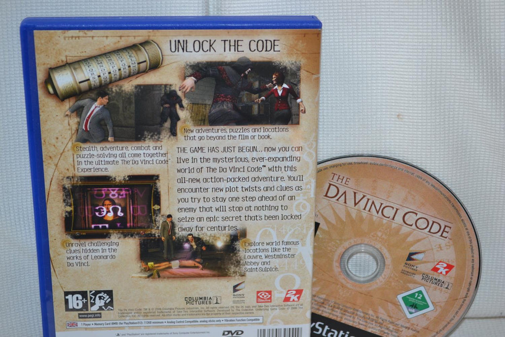 The Da Vinci Code PS2 Playstation 2 (Utan Manual) Fint Skick