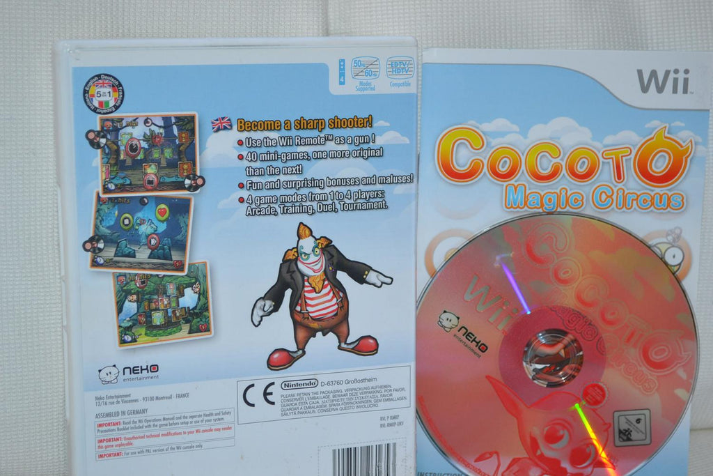 Cocoto Magic Circus Nintendo Wii Komplett Fint Skick