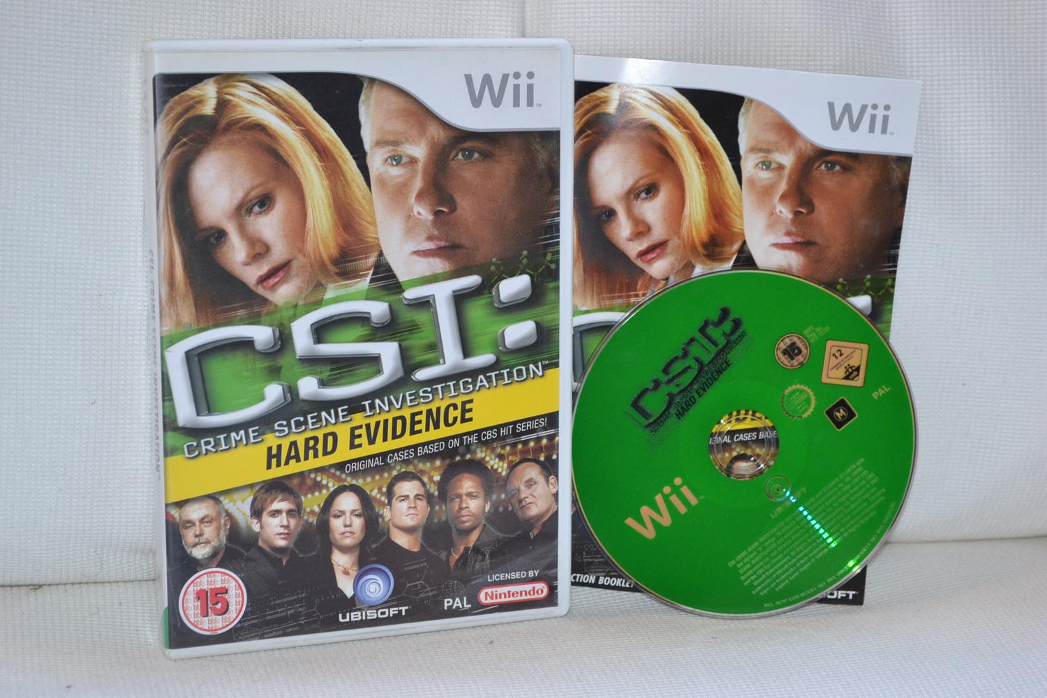 CSI: Crime Scene Investigation - Hard Evidence Nintendo Wii Komplett Fint Skick