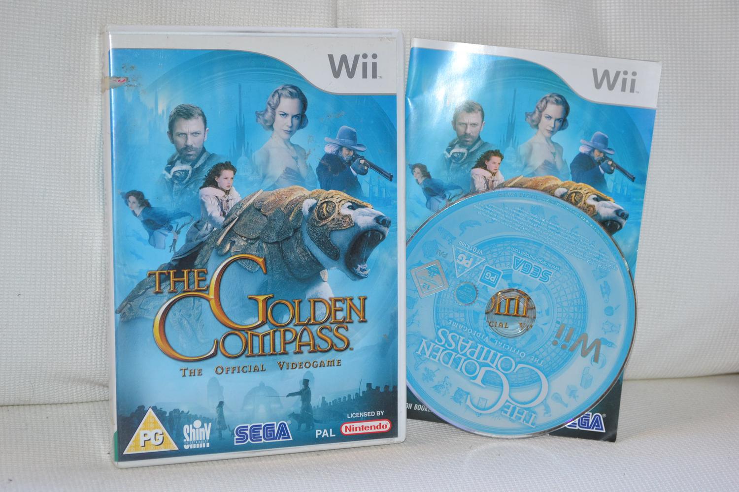 The Golden Compass Nintendo Wii Komplett Fint Skick