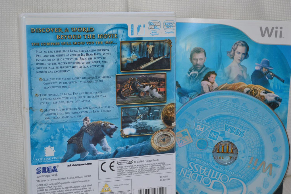 The Golden Compass Nintendo Wii Komplett Fint Skick
