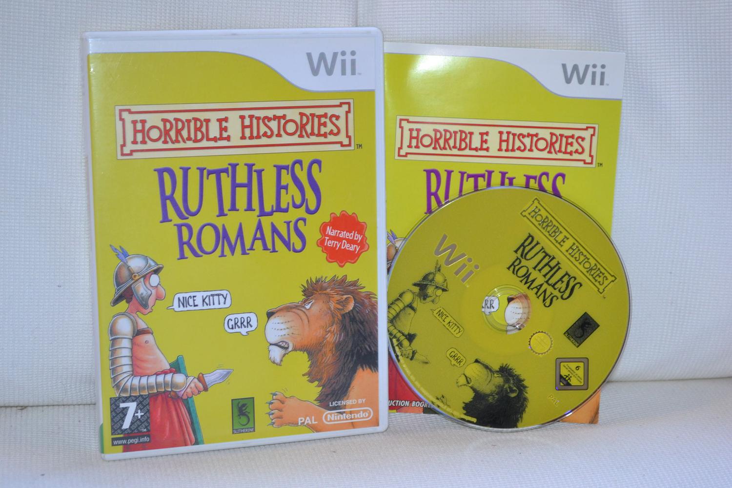 Horrible Histories: Ruthless Romans Nintendo Wii Komplett Fint Skick