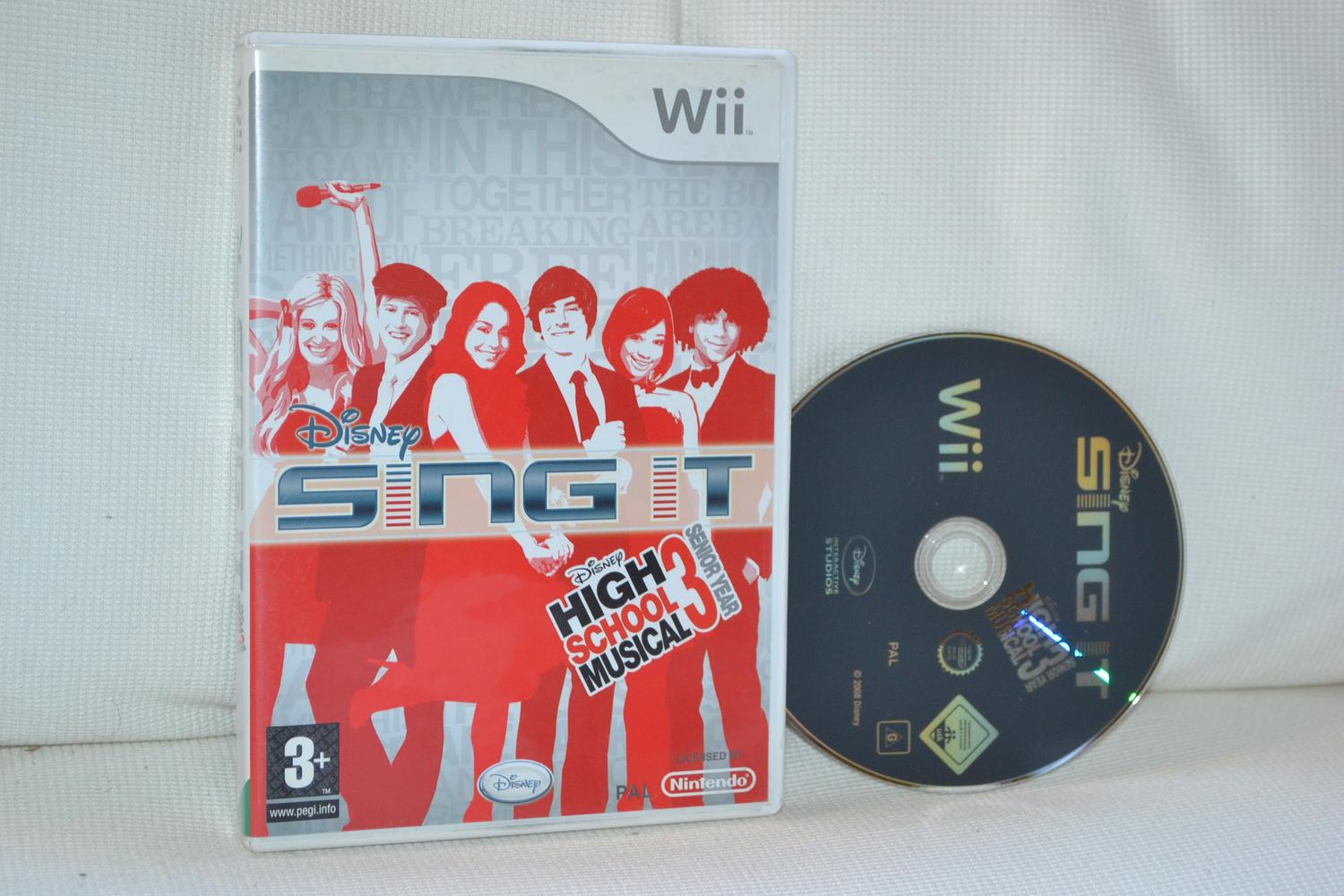 Disney Sing It: High School Musical 3 Senior Year Dance! Nintendo Wii Utan Manua