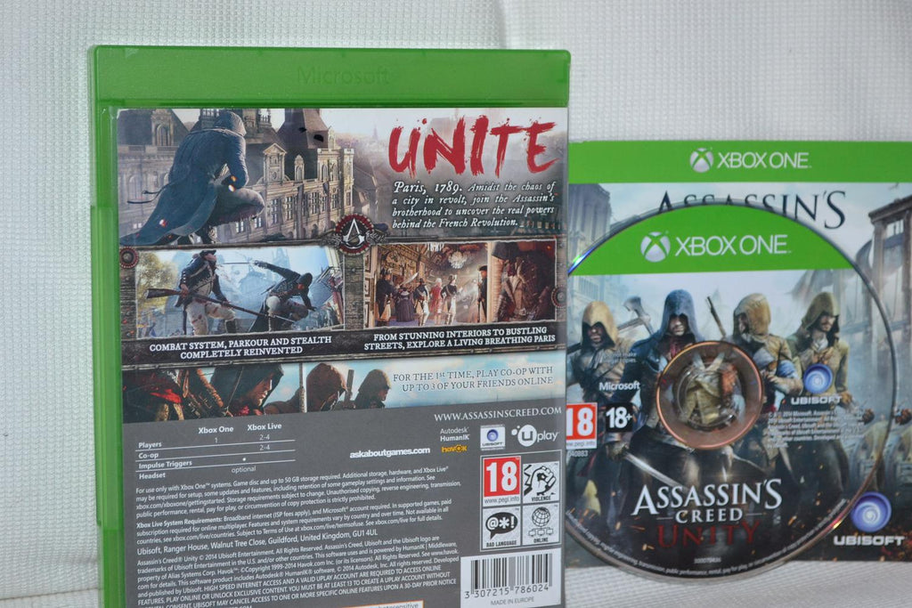 Assassins Creed Unity Xbox One Fint Skick