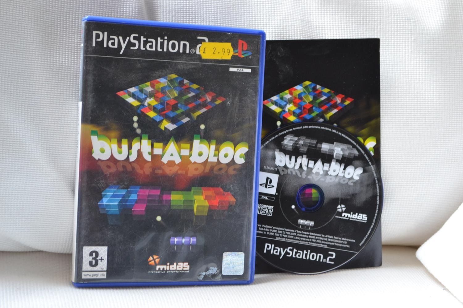 Bust-A-Bloc PS2 Playstation 2 Komplett Fint Skick