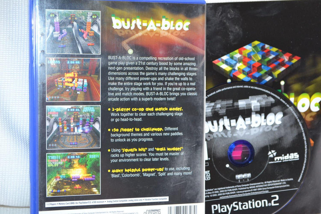 Bust-A-Bloc PS2 Playstation 2 Komplett Fint Skick