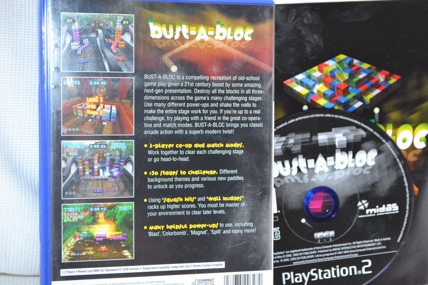 Bust-A-Bloc PS2 Playstation 2 Komplett Fint Skick