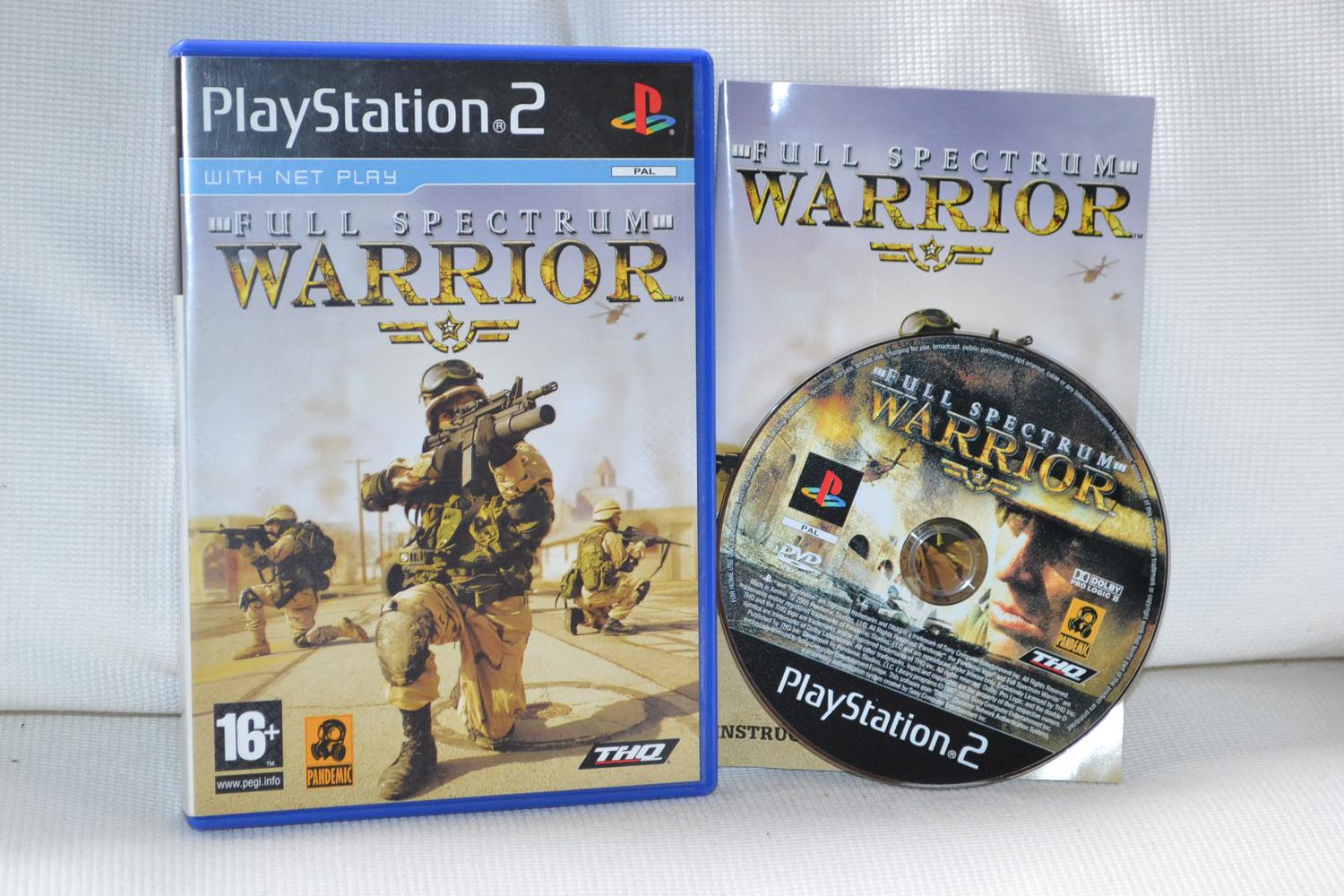 Full Spectrum Warrior PS2 Playstation 2 Komplett Fint Skick