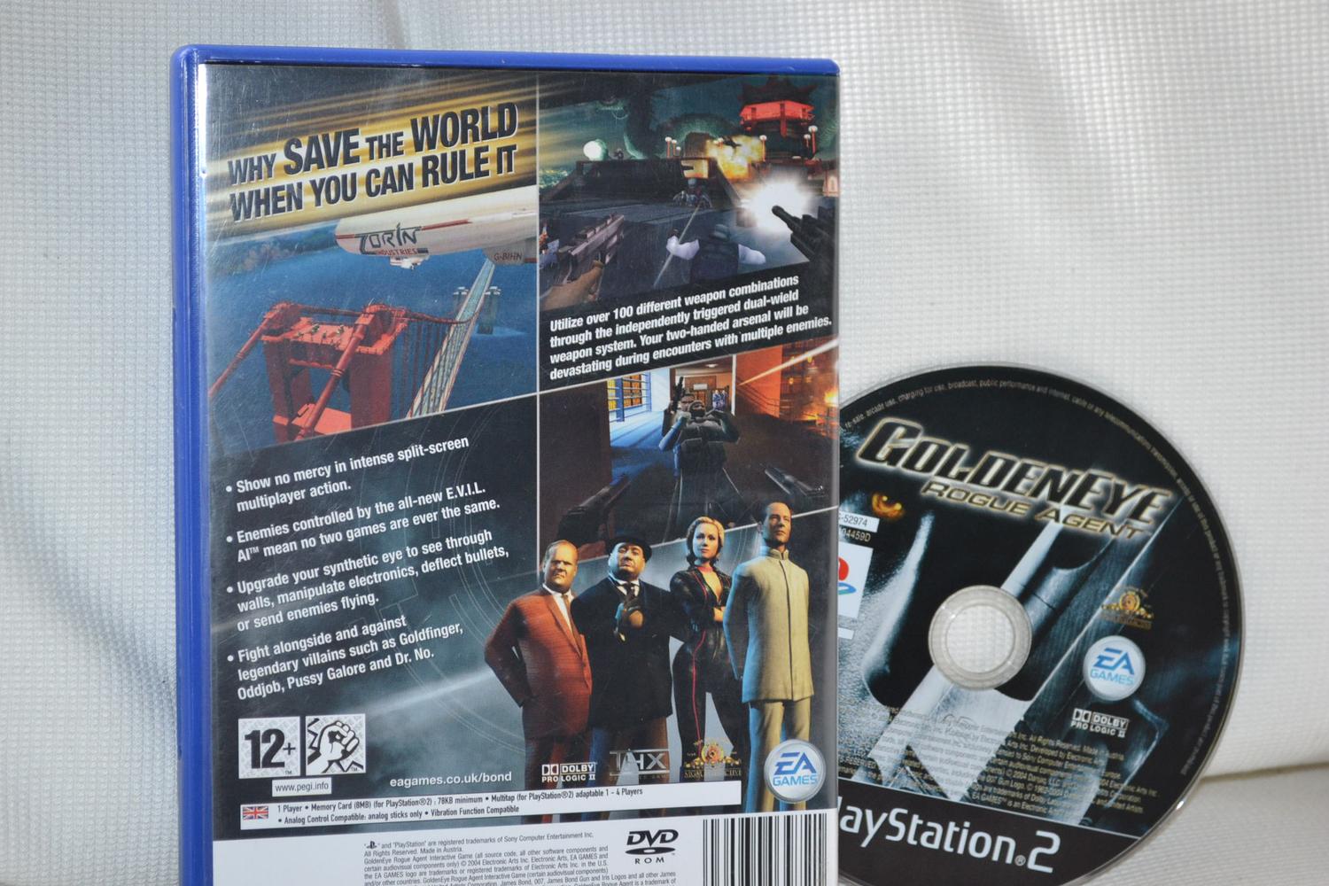 GoldenEye: Rogue Agent PS2 Playstation 2 (Utan Manual) Fint Skick