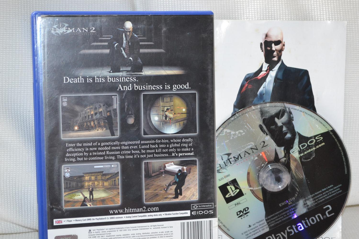Hitman 2: Silent Assassin PS2 Playstation 2 Komplett Fint Skick
