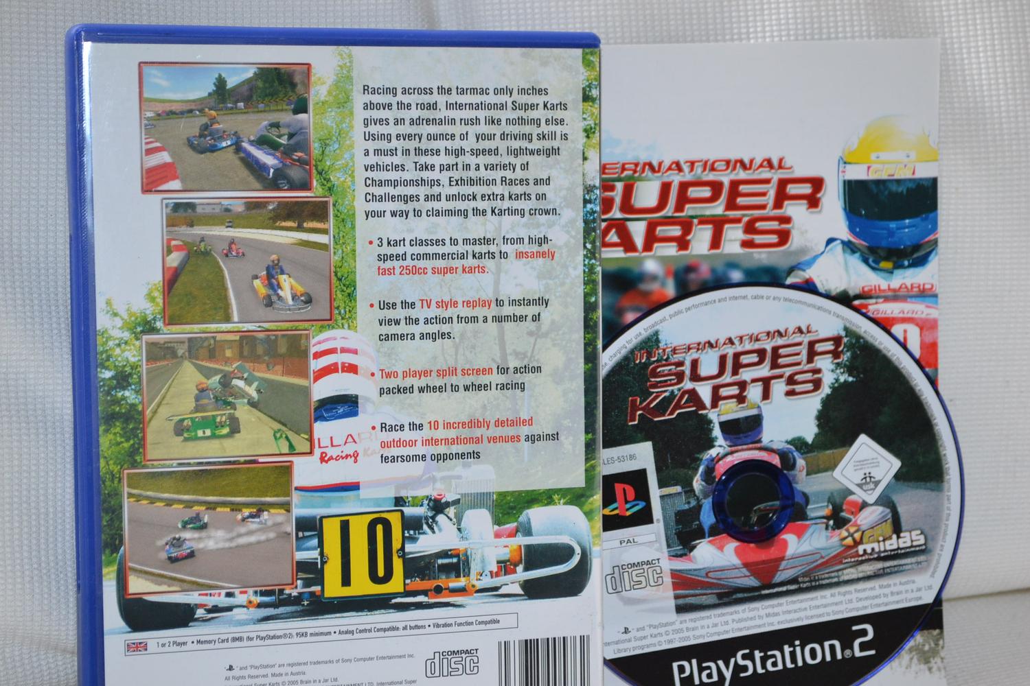 International Super Karts PS2 Playstation 2 Komplett Fint Skick
