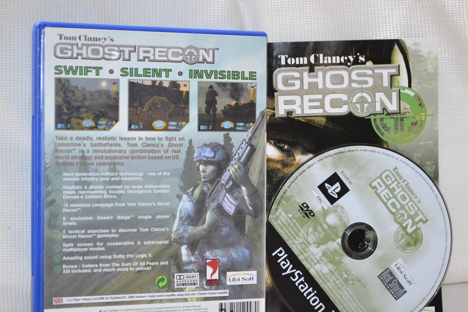Tom Clancys Ghost Recon PS2 Playstation 2 Komplett Fint Skick