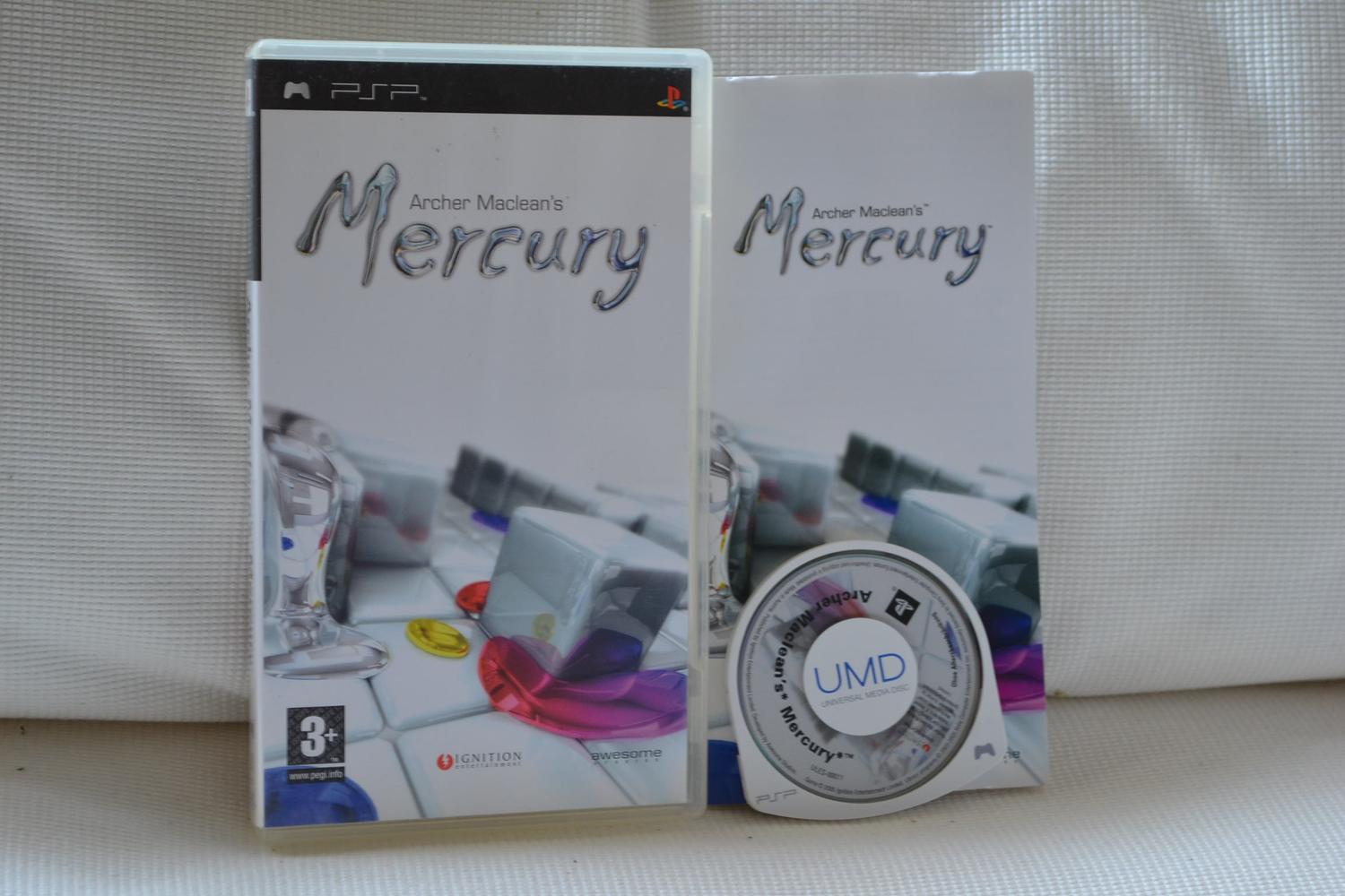 Archer Macleans Mercury PSP Komplett Fint Skick